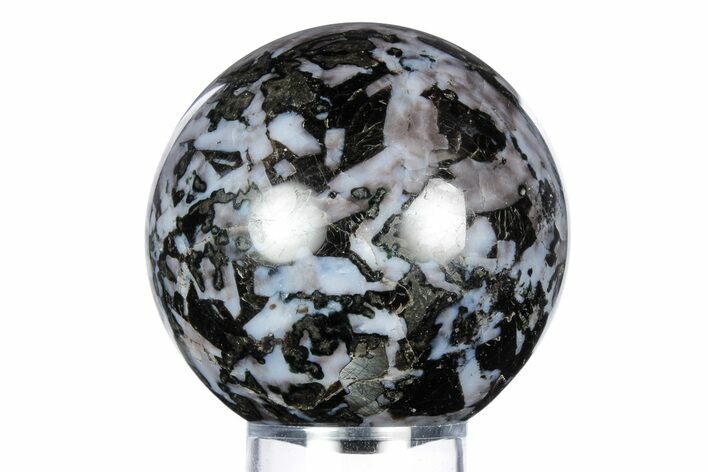 Polished, Indigo Gabbro Sphere - Madagascar #341835
